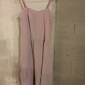 Knox Rose Dress Medium Lavender Lilac Tiered Boho Bohemian Festival